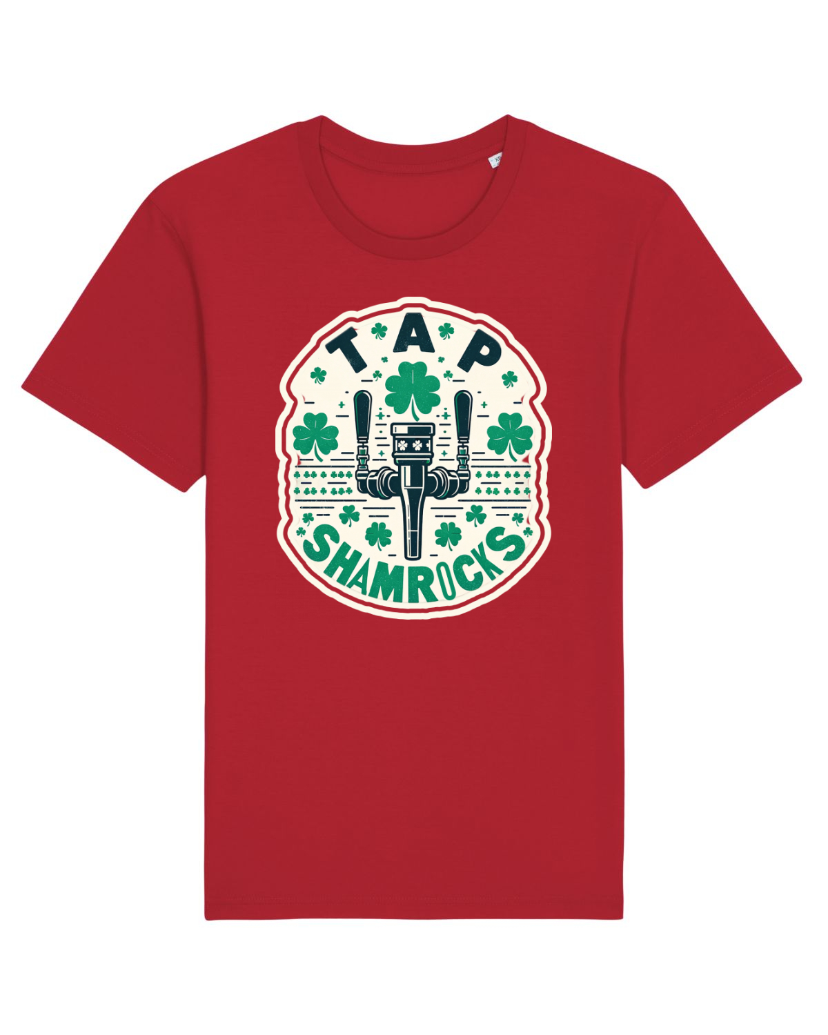 Tricou mânecă scurtă Unisex Rocker Red
