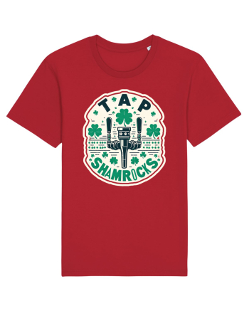 Tap Shamrocks - Irish clover Red