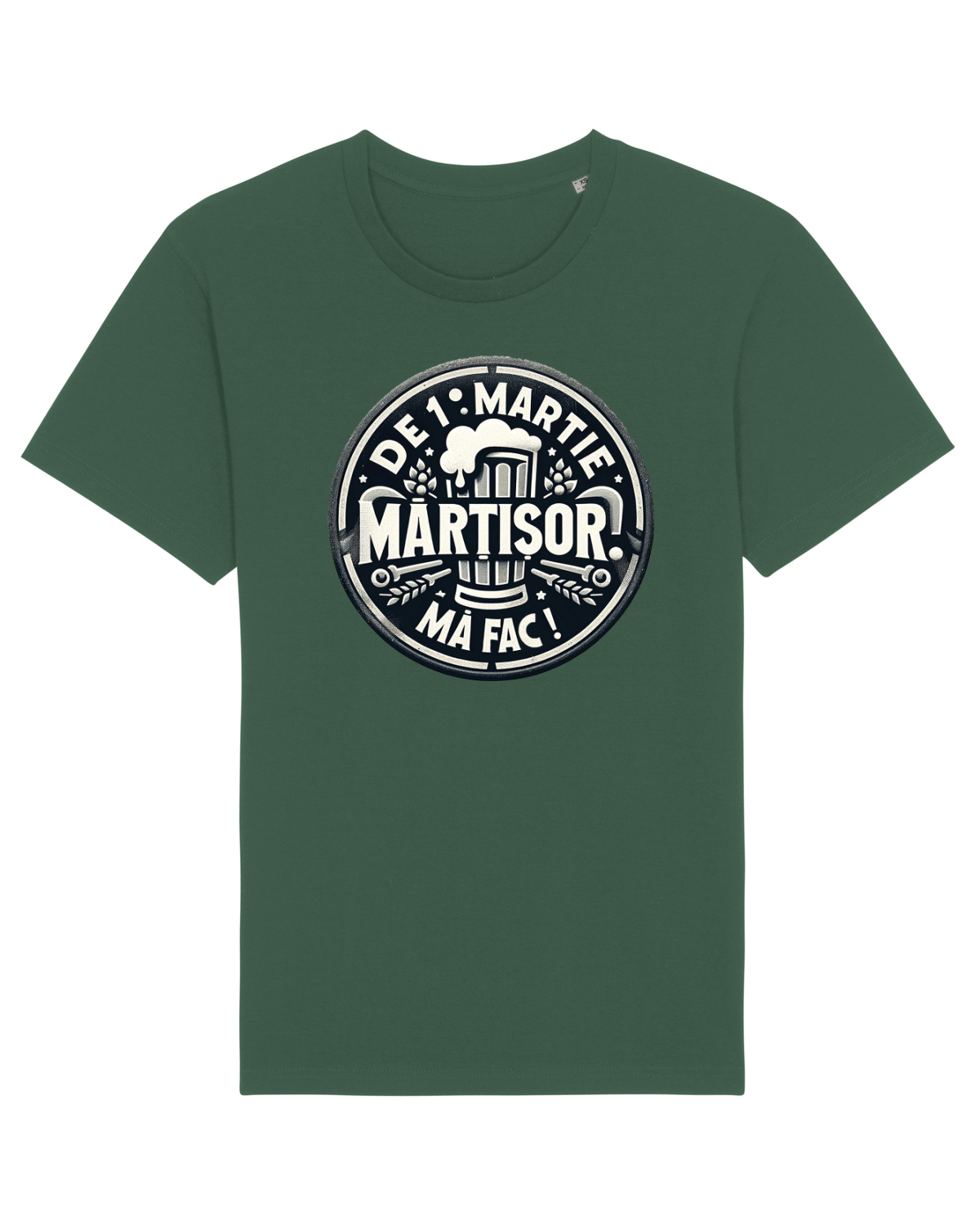 Tricou mânecă scurtă Unisex Rocker Bottle Green