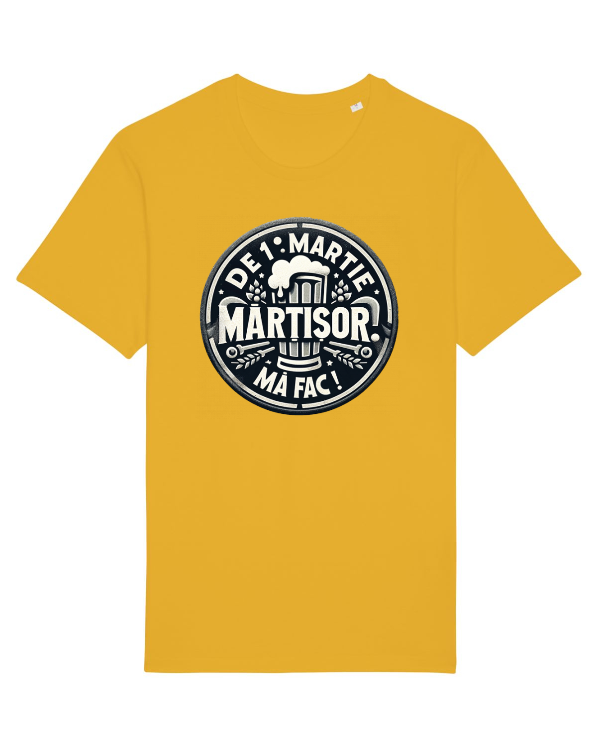 Tricou mânecă scurtă Unisex Rocker Spectra Yellow