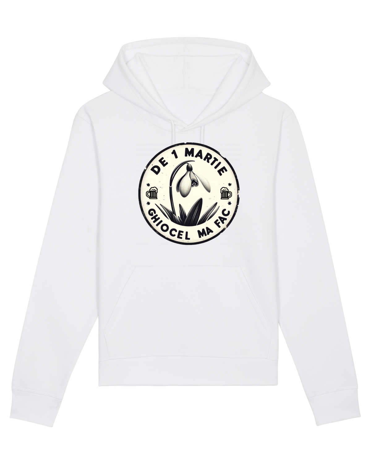 Hanorac Unisex Drummer White