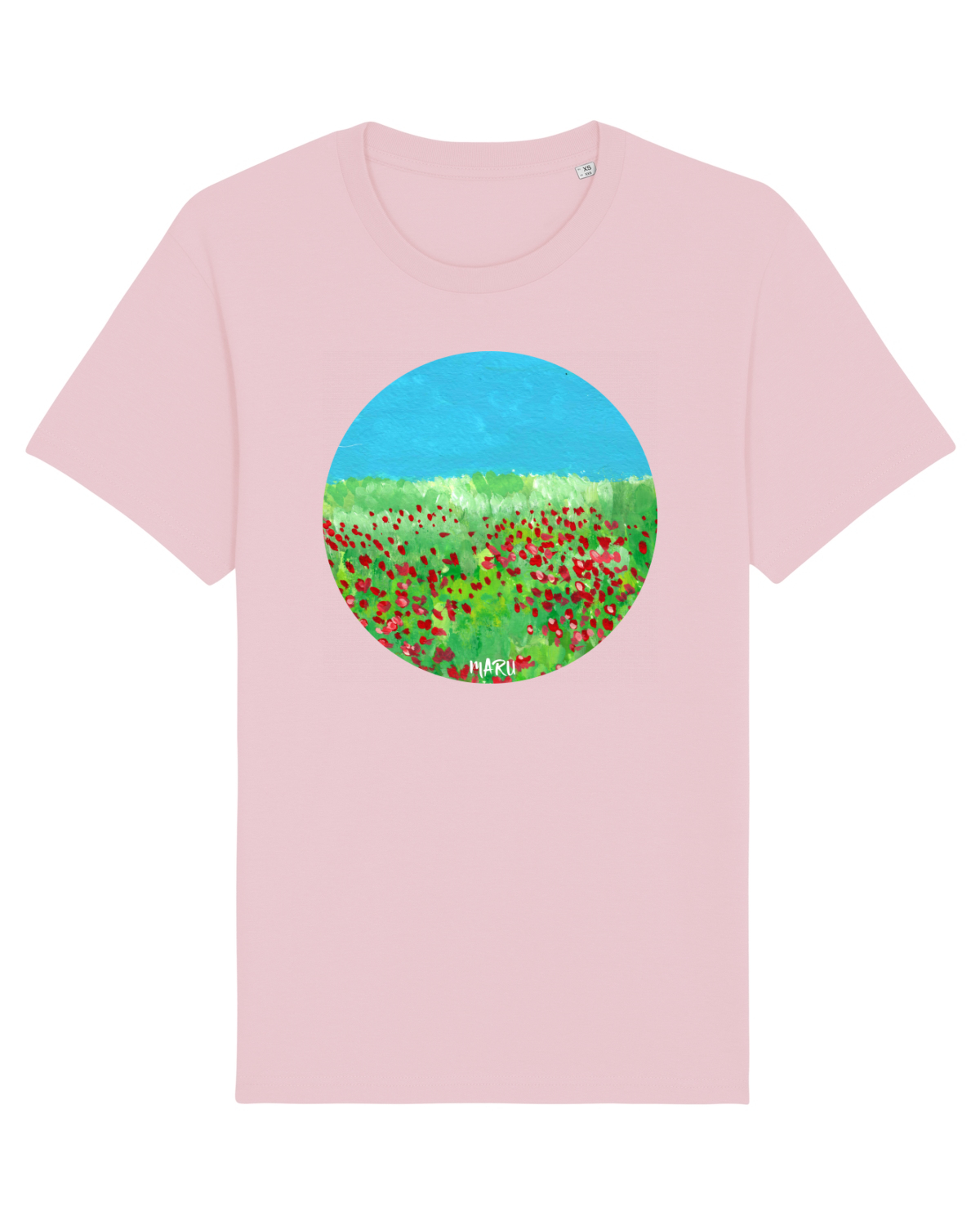 Tricou mânecă scurtă Unisex Rocker Cotton Pink