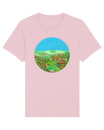 Camp de maci Cotton Pink