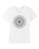 Mandala 1 Tricou mânecă scurtă guler V Bărbat Presenter