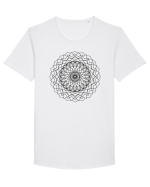 Mandala 1 Tricou mânecă scurtă guler larg Bărbat Skater