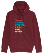 Fnuny Quote Hanorac cu fermoar Unisex Connector