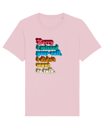 Fnuny Quote Cotton Pink