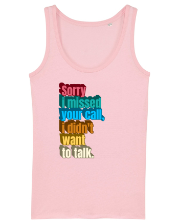 Fnuny Quote Cotton Pink