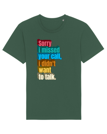 Fnuny Quote Bottle Green