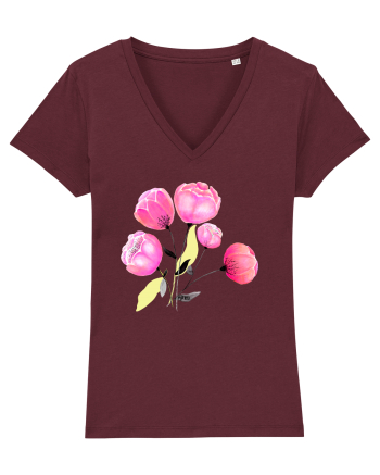Peony joy Burgundy