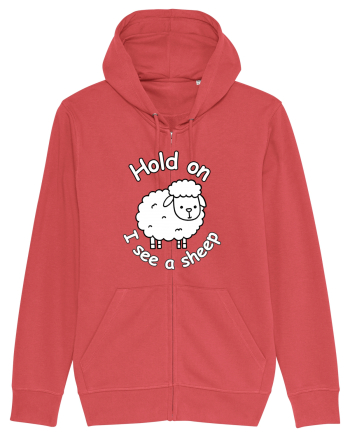 Hold On I See A Sheep Carmine Red