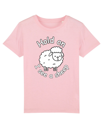 Hold On I See A Sheep Cotton Pink