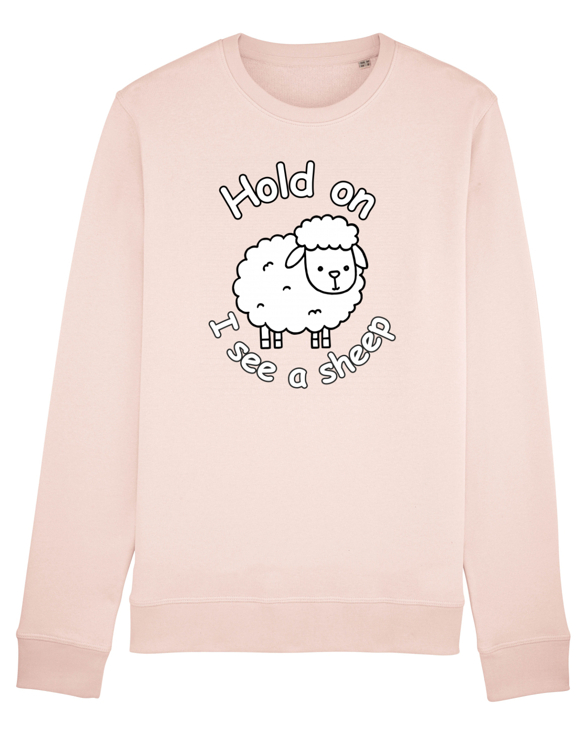 Bluză mânecă lungă Unisex Rise Candy Pink