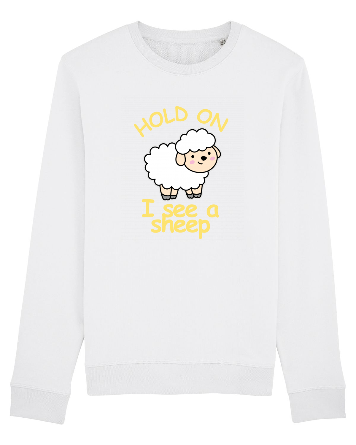 Bluză mânecă lungă Unisex Rise White