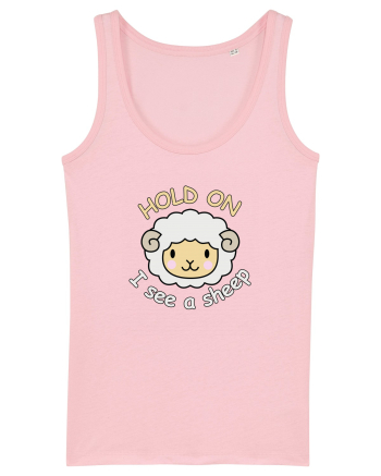 Hold On I See A Sheep Cotton Pink