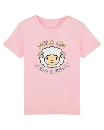 Hold On I See A Sheep Cotton Pink