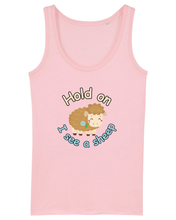 Hold On I See A Sheep Cotton Pink