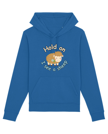 Hold On I See A Sheep Royal Blue
