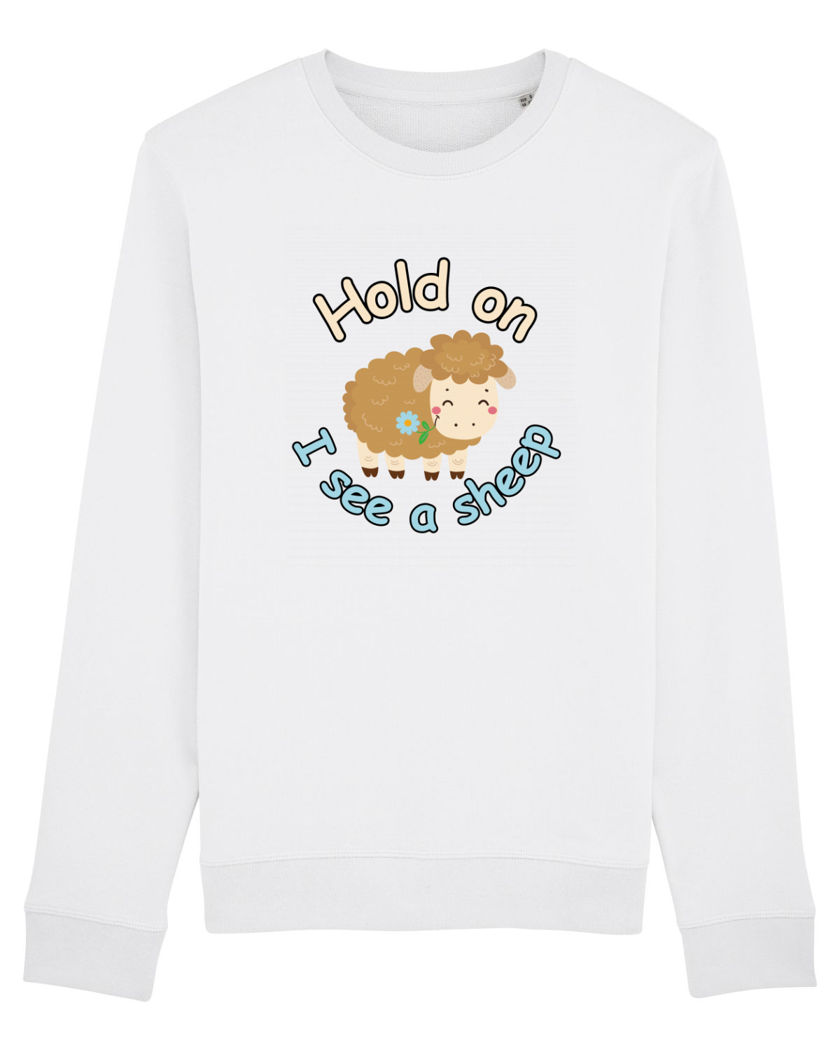 Bluză mânecă lungă Unisex Rise White