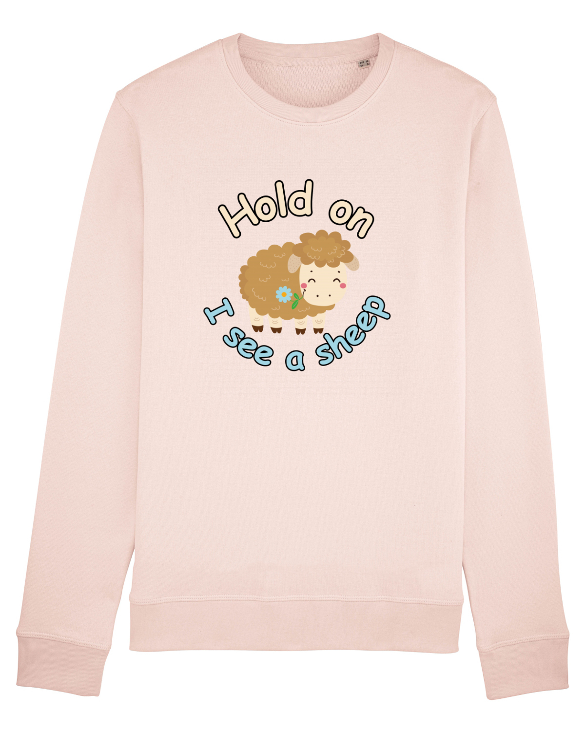 Bluză mânecă lungă Unisex Rise Candy Pink