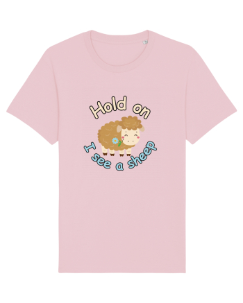 Hold On I See A Sheep Cotton Pink