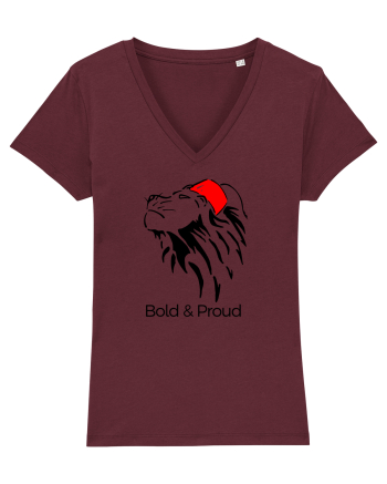 Bold and proud Burgundy