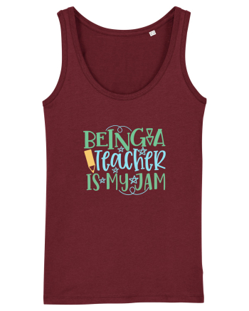 Being A Teacher Burgundy