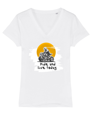 Motorcycle  White