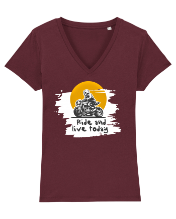 Motorcycle  Burgundy
