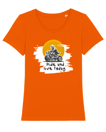 Motorcycle  Bright Orange
