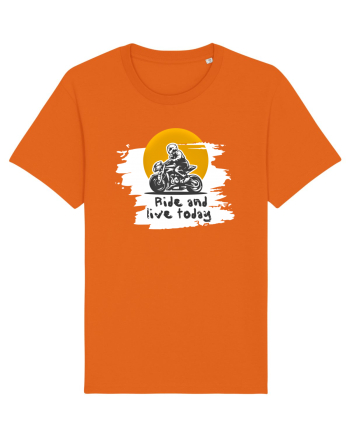 Motorcycle  Bright Orange