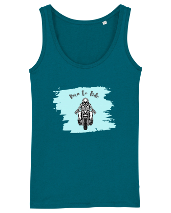 Motorcycle . Born To Ride Ocean Depth