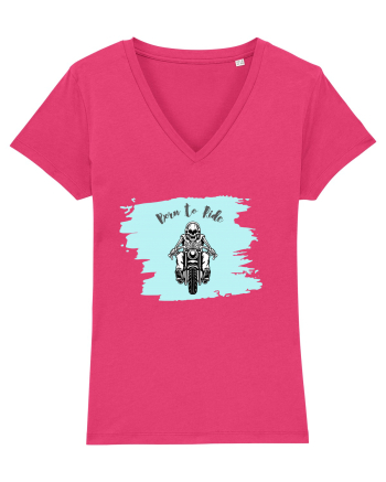 Motorcycle . Born To Ride Raspberry