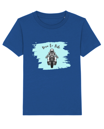 Motorcycle . Born To Ride Majorelle Blue