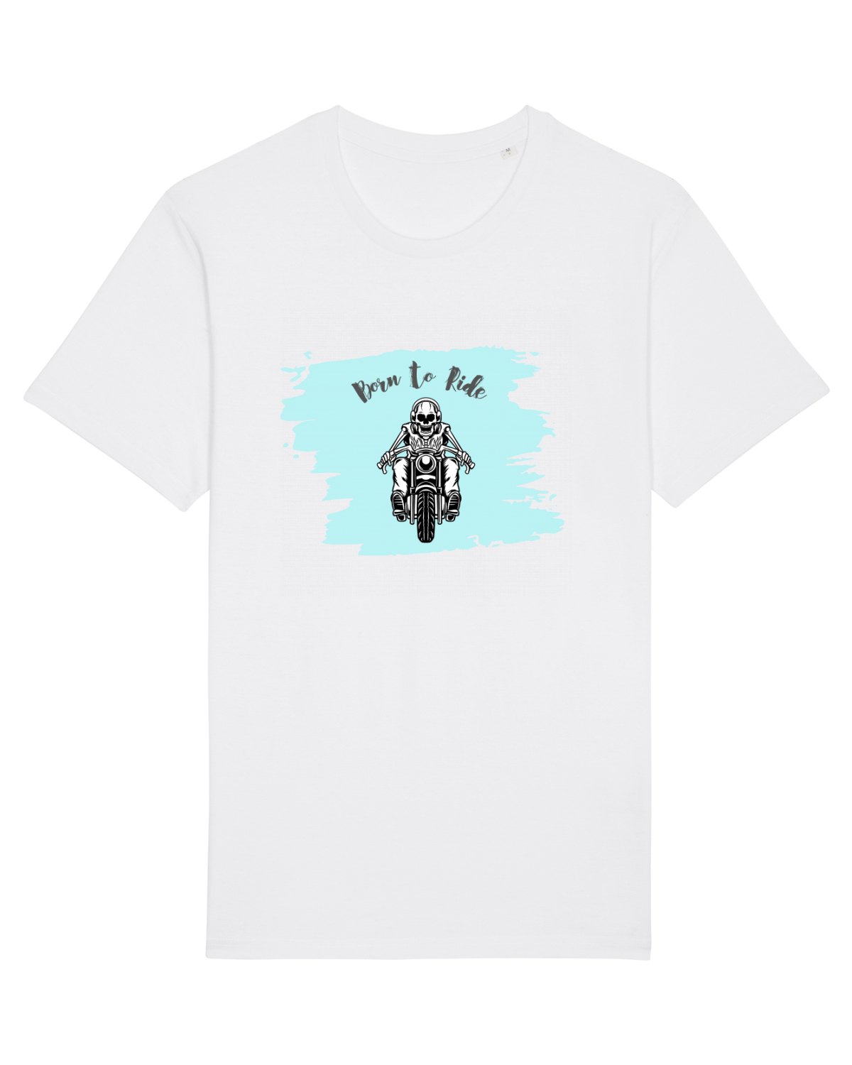 Tricou mânecă scurtă Unisex Rocker White
