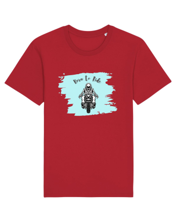 Motorcycle . Born To Ride Red