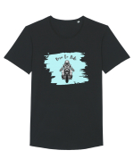 Motorcycle . Born To Ride Tricou mânecă scurtă guler larg Bărbat Skater