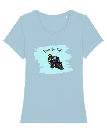 Motorcycle  Sky Blue