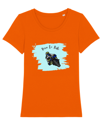 Motorcycle  Bright Orange
