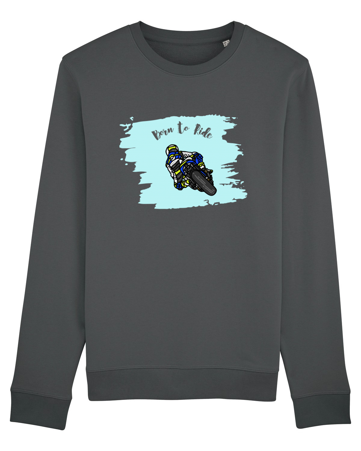 Bluză mânecă lungă Unisex Rise Anthracite