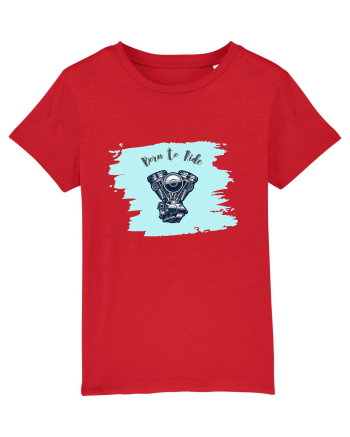 Motorcycle . Born To Ride Red