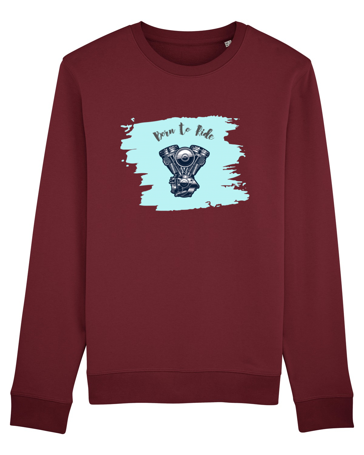 Bluză mânecă lungă Unisex Rise Burgundy