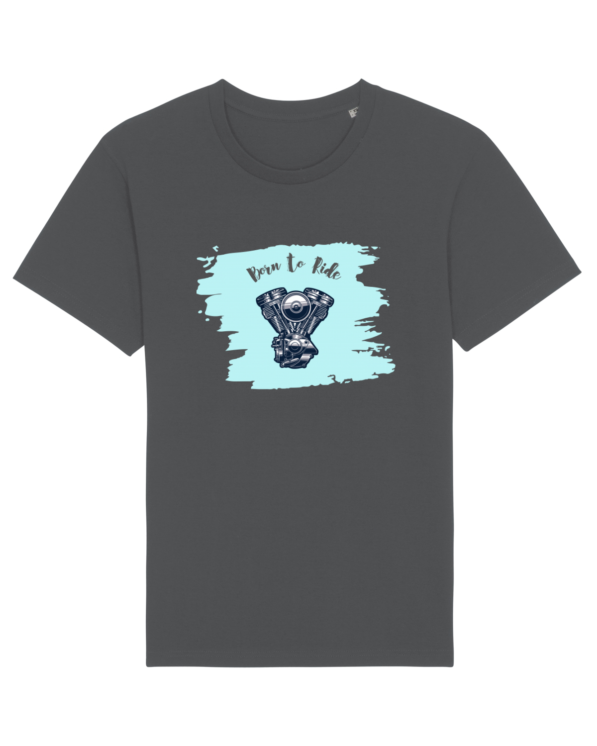 Tricou mânecă scurtă Unisex Rocker Anthracite