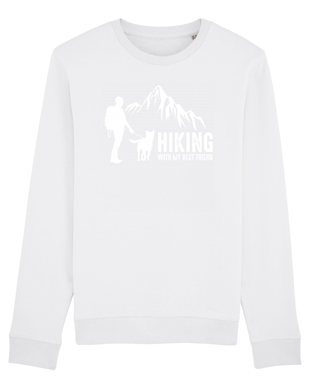 Bluză mânecă lungă Unisex Rise White