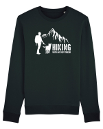 Hiking with my best friend Bluză mânecă lungă Unisex Rise