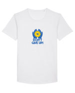 Don't Give Up Tricou mânecă scurtă guler larg Bărbat Skater
