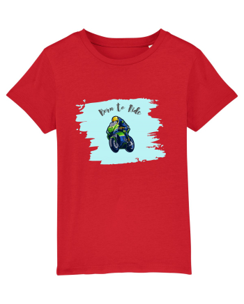 Motorcycle . Born To Ride Red
