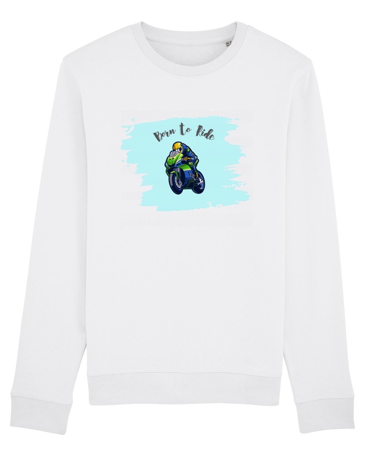 Bluză mânecă lungă Unisex Rise White