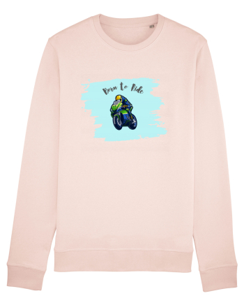 Motorcycle . Born To Ride Candy Pink
