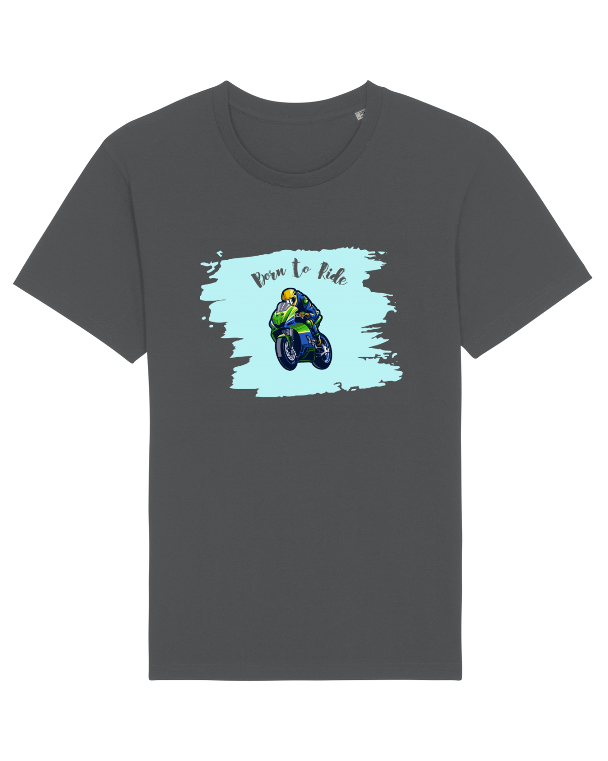 Tricou mânecă scurtă Unisex Rocker Anthracite
